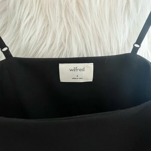 BLACK Aritzia Wilfred Isabelle dress - Picture 3 of 4